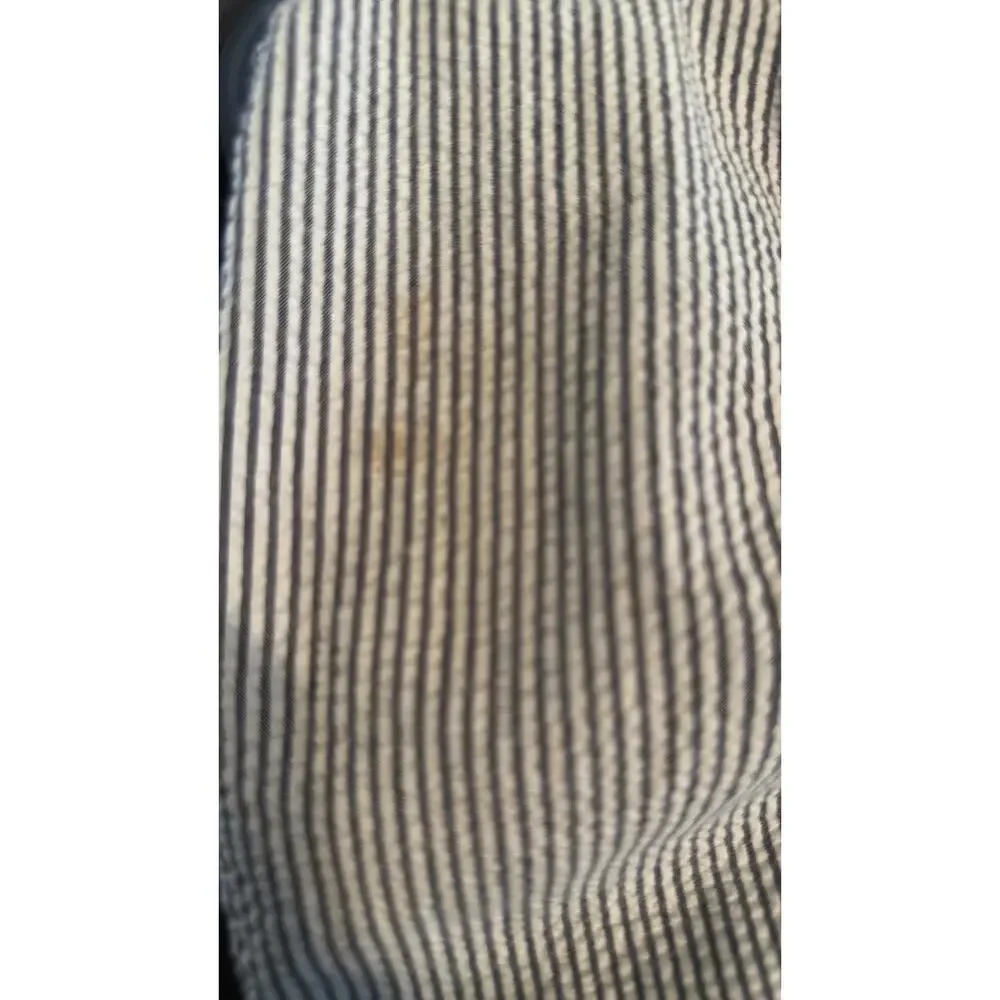 5/$20 Gymboree White and Blue Casual Bottoms Relaxed Fit Seersucker Pants 3T